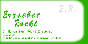 erzsebet rockl business card
