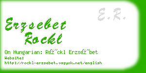 erzsebet rockl business card